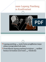 Pemeriksaan Lapang Pandang Mata Secara Konfrontasi