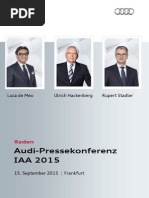 Download Reden 66 IAA 2015 by AUDI AG SN281074512 doc pdf