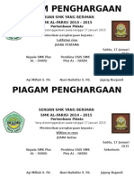 Piagam Penghargaan Lomba Pidato