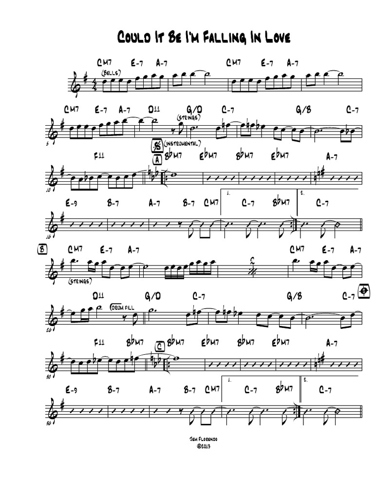 Could It Be I'm Falling in Love | PDF