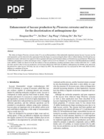 Download Enhancement of laccase production by Pleurotus ostreatus and its use for the decolorization of anthraquinone dye by Monica Yorlady SN281100221 doc pdf