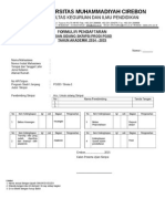 Formulir Pendaftaran Sidang Skripsi New