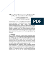 Influence of temperature variations on ethanol production by kefir grains