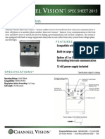 Channel Vision P-0922 Data Sheet
