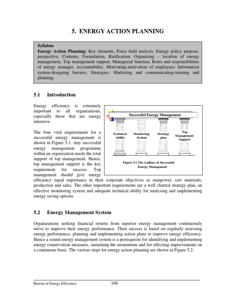 Energy Action Planning Essentials | PDF | Energy Management | Efficient ...