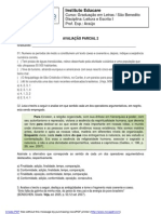 Avaliação Parcial 2 - Coerência Coesão