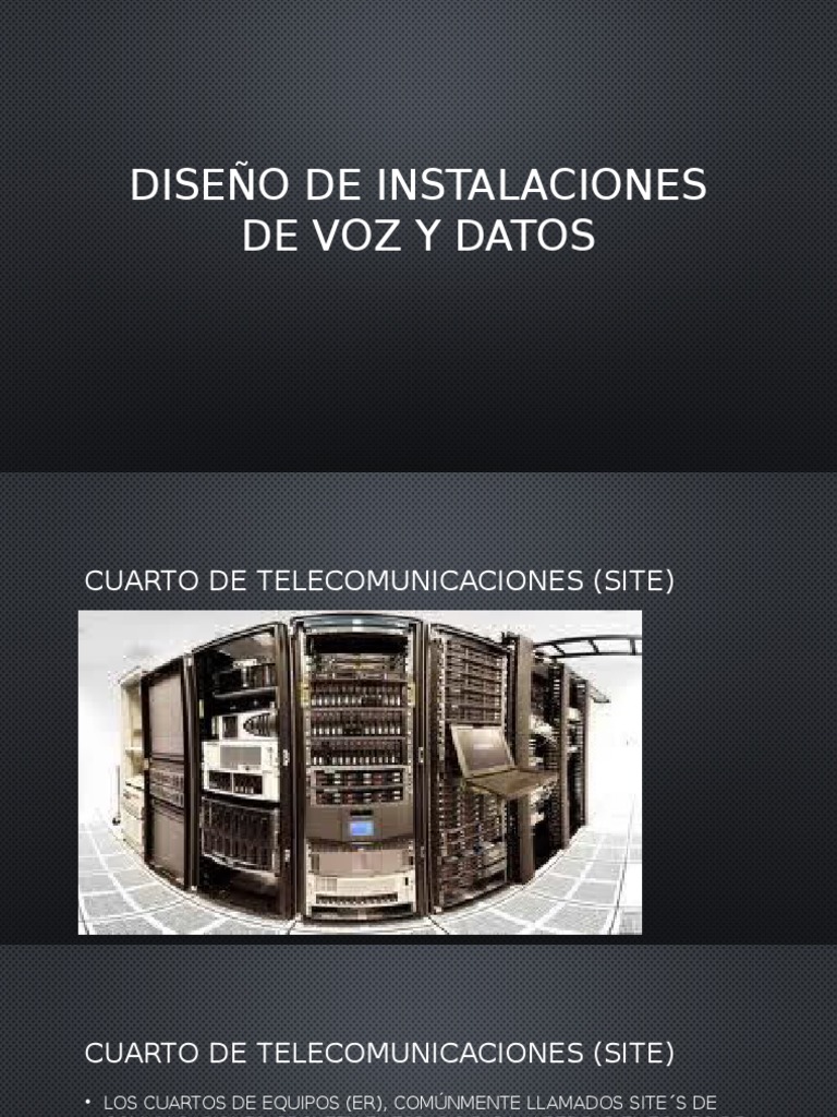Diseño de Cuartos de Voz y Datos | PDF | Business
