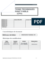 Specifications Techniques CFA AMP 21.1