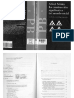 Schutz, Alfred. Algunos Problemas Básicos de La Sociología Comprensiva