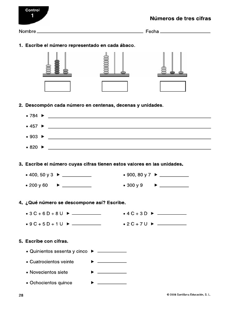 Matematicas 3 Primaria | PDF