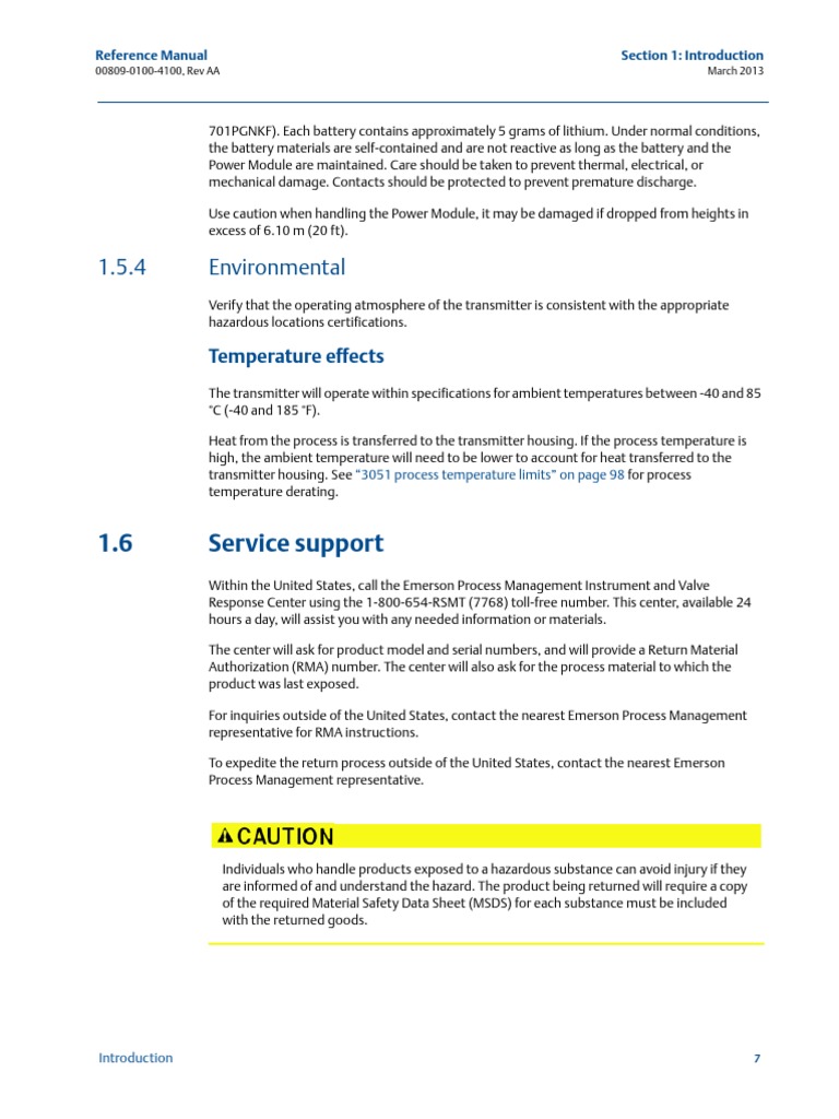 1.6 Service Support: 1.5.4 Environmental | PDF | Science & Mathematics ...