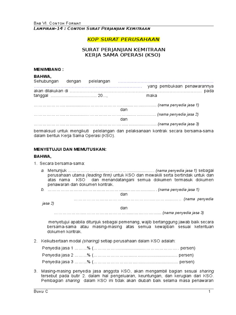 Contoh Surat Perjanjian Kerjasama Kemitraan Usaha Doc / Kemitraan Surat Perjanjian Kerjasama - Berita Umroh Haji ... / Savesave surat perjanjian kerjasama usaha for later.