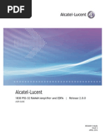 Alcatel-Lucent 1830 PSS-32 RAMAN Amplifier and EDFA Release 2.0.0 User Guide