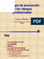 Estrategia de Prevención de Los Riesgos Profesionales. METODO SOBANE