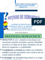 Notiuni de Semantica