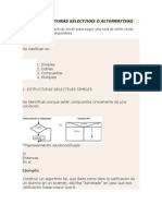 Estructuras Selectivas y Repetitivas