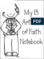 My 13 Articles of Faith Notebook: © 2014 LDS Notebooking Pages