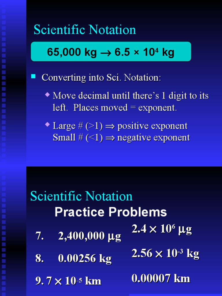 Understanding Scientific Notation and Density | PDF