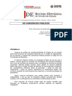 Floriano de Azevedo Marques - Artigo Sobre Consorcios Publicos