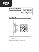 Iterative Methods For Sparse Linear Systems