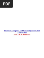 Download Advanced Computer Architecture Questions and Answers PDF1 by Saurabh Sharma SN281173045 doc pdf