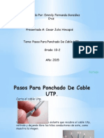 Ponchado de Cable UTP
