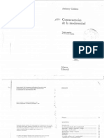 Giddens Consecuencias de La Modernidad PDF