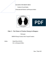 The Future of Nuclear Energy in Hungary