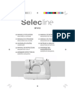Manual de Máquina de Coser Selecline DF612