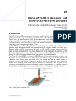 Matlab Heat Transfer Extrusion