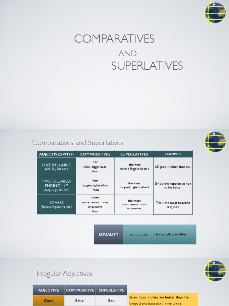 2014 04 24 - 07 14 00 - Comparatives | PDF