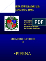 MIEMBRO INFERIORIII MEDICINA2009