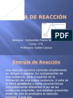 Energia de Reaccion