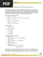 Maths 12-1 a Guide to Advanced Trigonometry