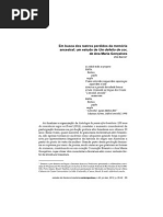 Em Busca Dos Rastros Perdidos - Zilá Bernd