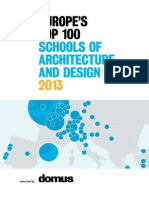 Europe's Top 100 Schools of Architecture and Design 2013 - Domus - Prefaces