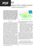 Simulating Quadrotor UAVs in Outdoor Scenarios