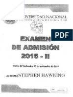 Academia Stephen Hawking - Examen de Admisòn UNTELS 2015 2