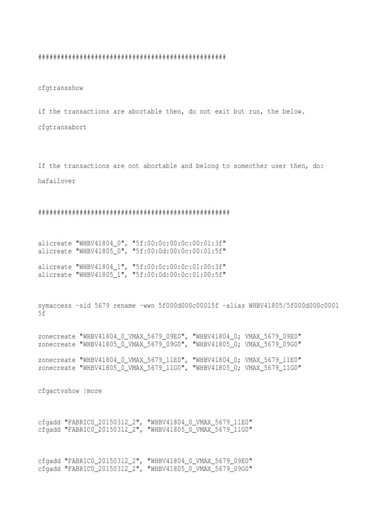 Zoning Commands | PDF | Computers