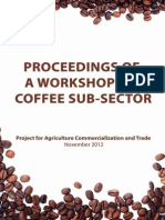 Proceeding of Coffee Sub Sector