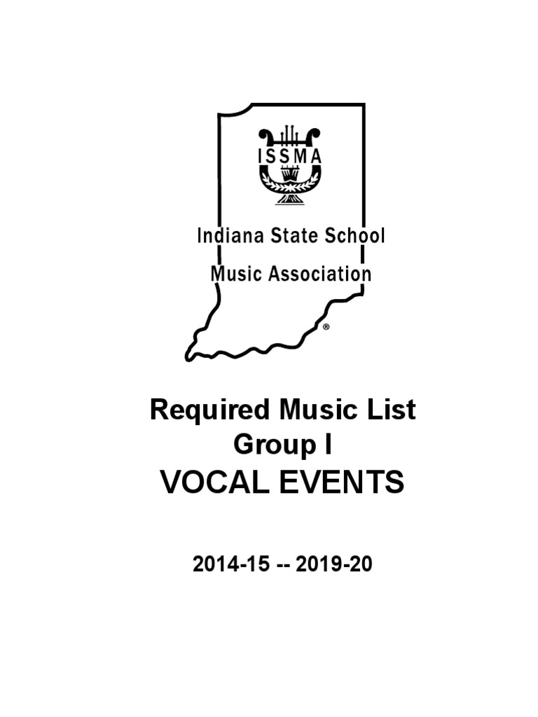 ISSMA List 2014-2020 | PDF | Opera | Singing