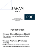 Resume Bab 4 TPAI Stocks (Saham) 