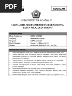 Download 03 Soal Ilmu Kalam Ma Agm_susulan by Anonymous 66NgwtD SN281272007 doc pdf