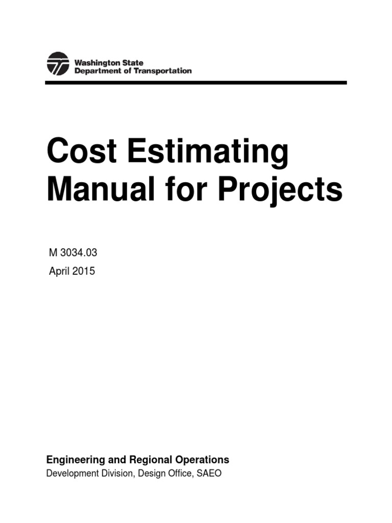 Project Cost Estimating Guide - Practice | PDF | Project Management | Risk