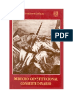 Derecho Constitucional Consuetudinario - Jose de Jesus Orozco
