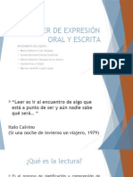 Taller de Expresión Oral y Escrita