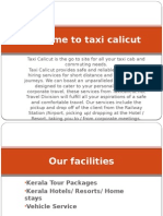 Welcome To Taxi Calicut: Journeys