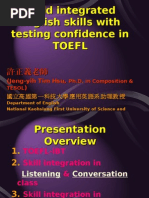 Download 940429Build integrated English skills with testing confidence in TOEFL by fshs SN28129 doc pdf