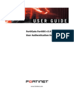 FortiGate User Authentication User Guide