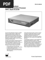 I/A Series Hardware 50 Series Workstation Processor WP51, Styles B and B1